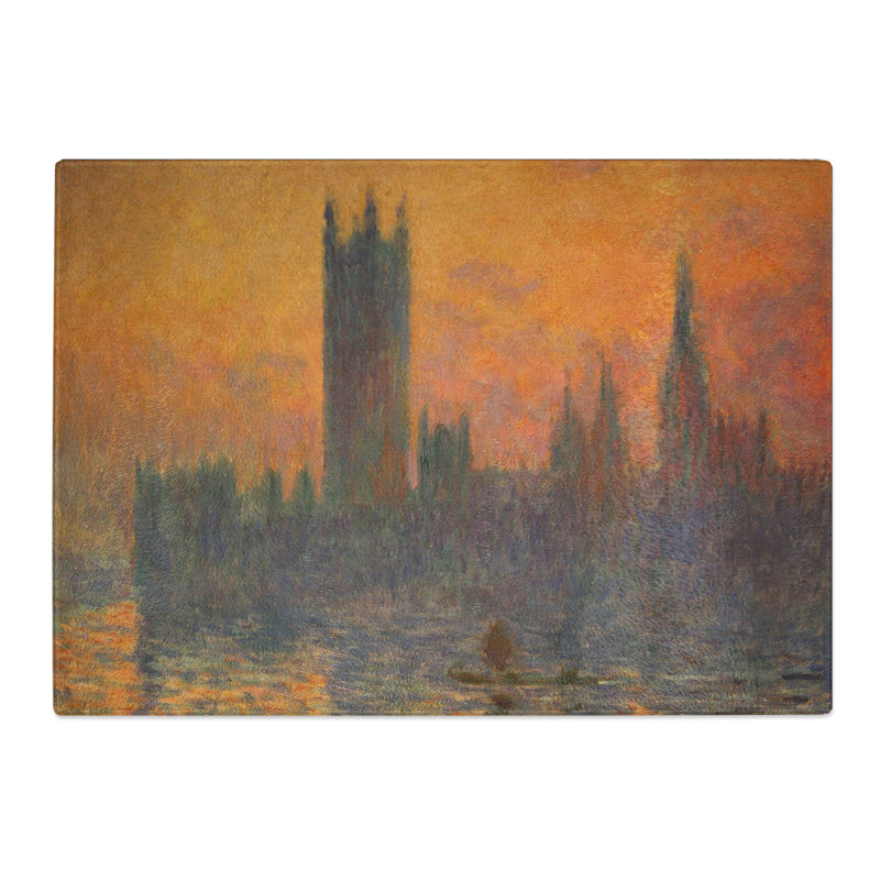 Houses of Parliament in London Vol.2 by Claude Monet Chopping Board, 0.4cm H x 20cm W x 28.5cm L