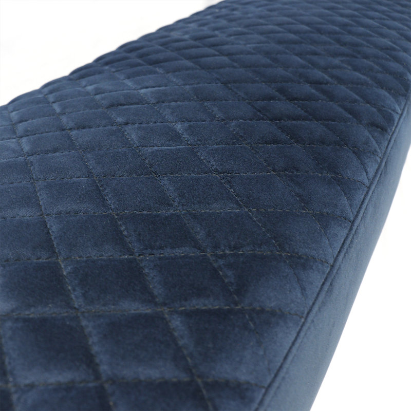 Tribecca Upholstered Bench, Blue