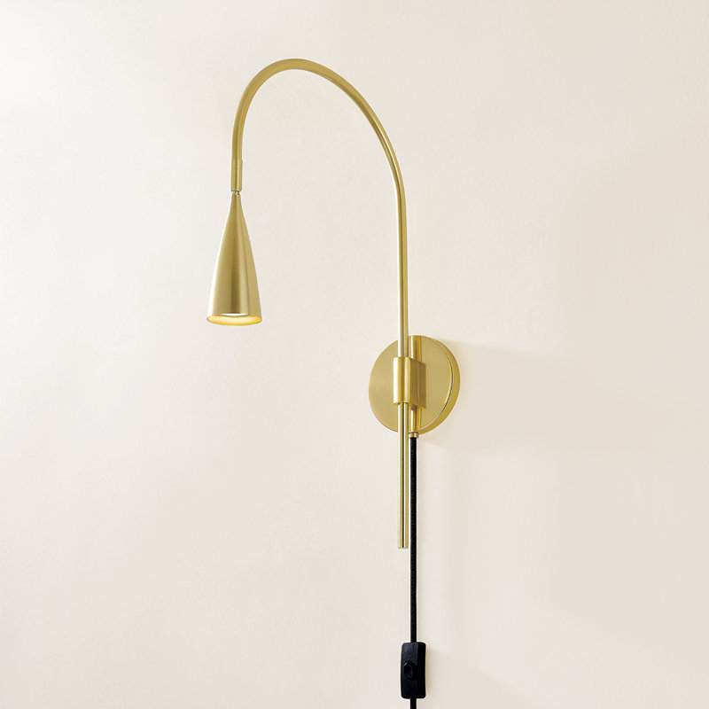 Jenica 1 Light Plug-in Plug-in Sconce
