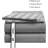 Cooling Silky Striped Sheet Set With Corner Straps, 100% Rayon from Bamboo Bed Sheets-100015391-100015390