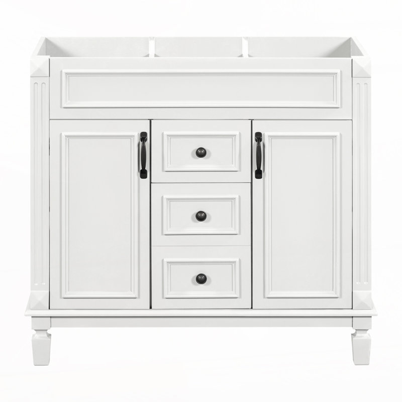 Bases de meuble-lavabo 36 po seulement, Blanc