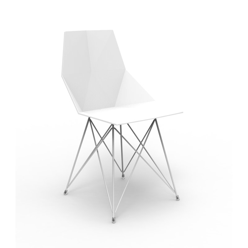 Faz Patio Dining Chair, White