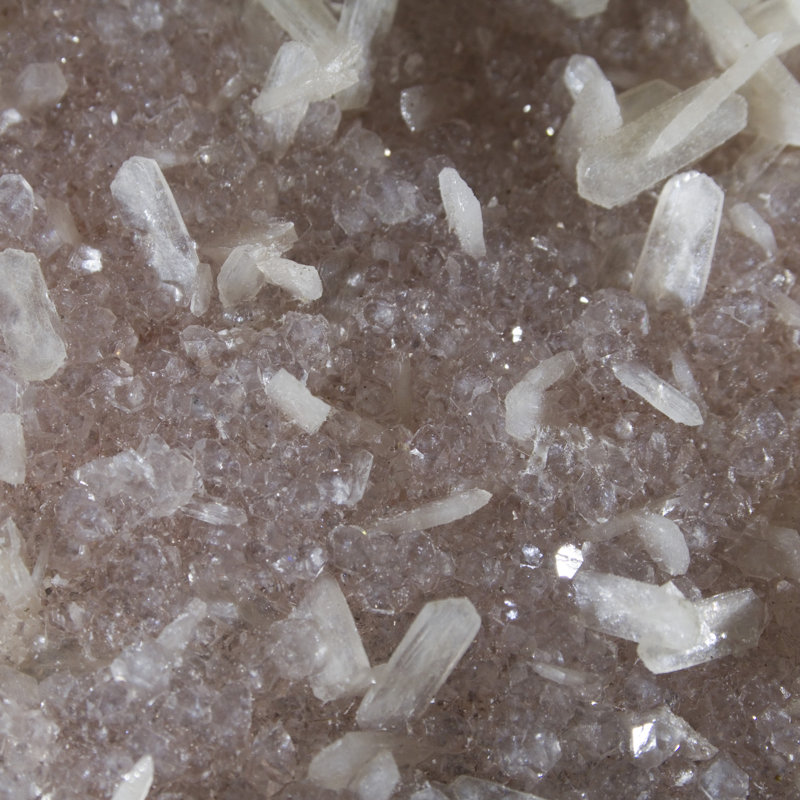 Apophyllite scintillante avec Stilbite
