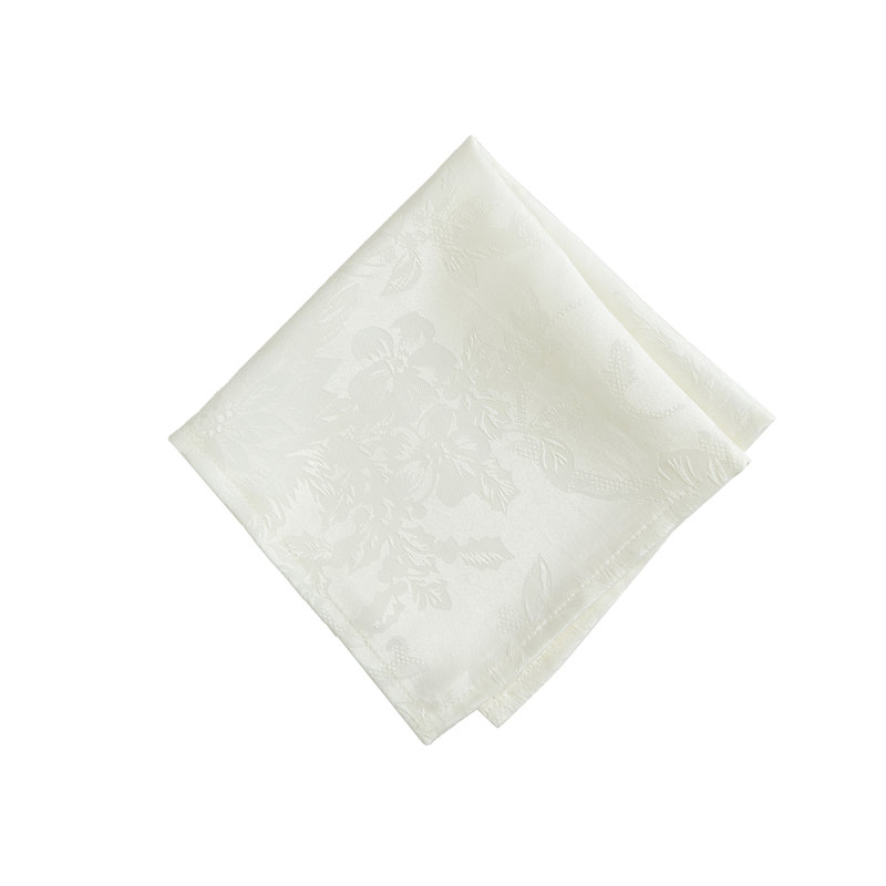 Tilghman Polyester Square Napkin, Ivory