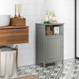 Hallmundur Freestanding Linen Cabinet