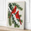 Winter Cardinals Botanical - Wrapped Canvas-1922681098-1922681100