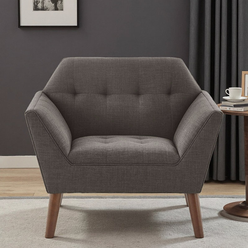 Chaise longue INK + IVY gris anthracite Newport, Gris anthracite