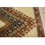 Tapis beige unique en laine noué à la main de style années 1970 de 2 pi x 2 pi 1 po Angelia