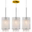 Kaino 3 - Light Silver Kitchen Island Pendant