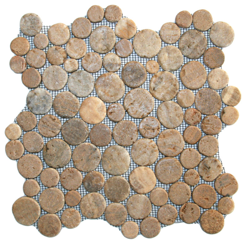 Carrelage mosaïque en pierre naturelle Sudarso Pi.