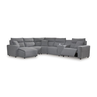 Modmax 6-Piece Power Reclining Sectional with Chaise