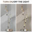 Luminaire suspendu en grappe à 5 lumières, lustres de plafond hauts en laiton réglables, lustre de salon, lustres de vestibule, luminaires suspendus Stairwell, ampoule E12 non incluse