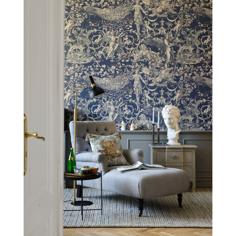 Imaginarium Wallpaper Roll, Purple/Taupe/Gray