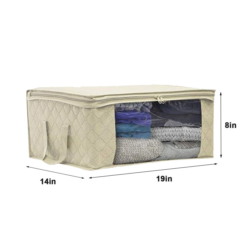 Boîte en tissu non tissé, Beige