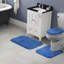Ensemble de tapis pour salle de bain très doux de trois articles avec envers antidérapant Mccluney-575830119