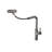 360 Pull - Down Gunmetal Black Kitchen Faucet With 4 Spray Modes, Splash Design, Ceramic Cartridge, All Accessories, 6.3 Inches Base Height And Settings, Function, Complete ,-253319085