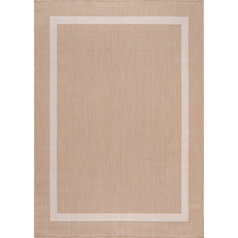 Waikiki Geometric Indoor/Outdoor Rug, Beige, Rectangle 9' x 12'