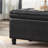 Meshell Linen Blend Upholstered Storage Bench-1321567798