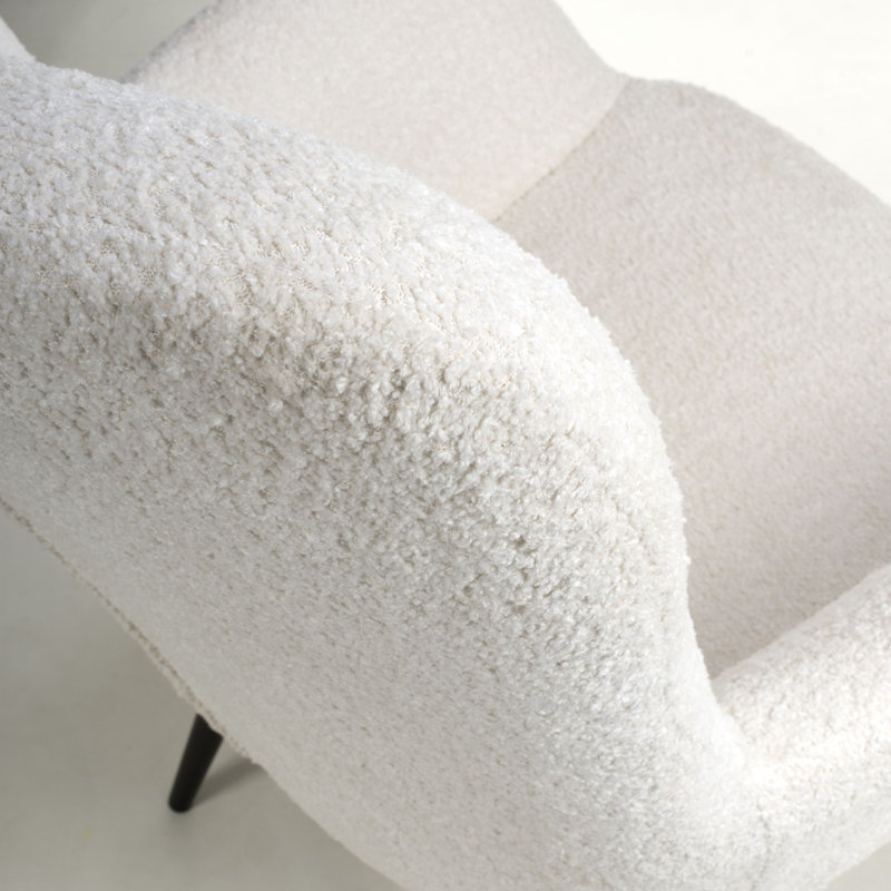 Rajashri Upholstered Armchair, White