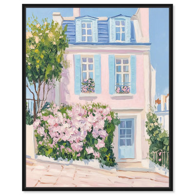 Rosy Residence Canvas Coastal Prints by Art Remedy