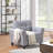 Sofa Set Linen Upholstered Couch