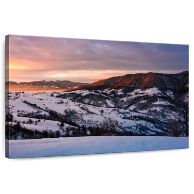 Alvord Snowy Mountain Sunset