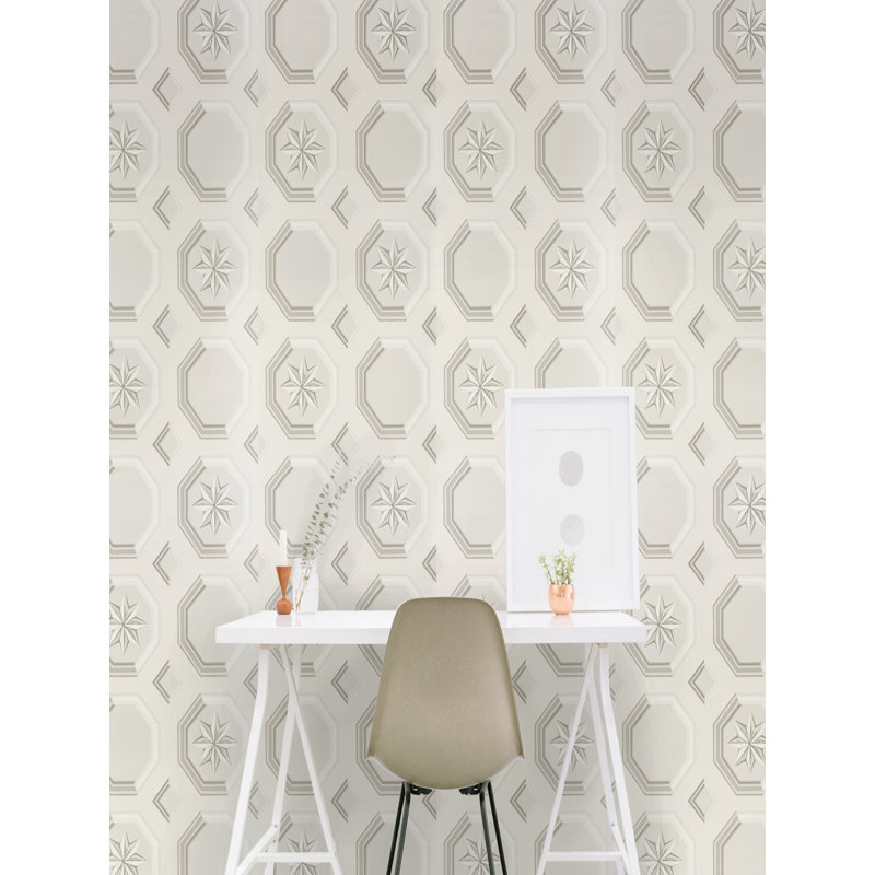 Augustus Wallpaper, Blush