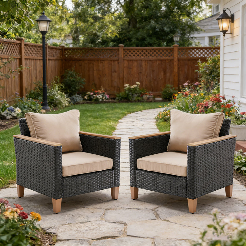 High Quality Patio Garden Polyethylene(PE) Wicker Sofa Chair