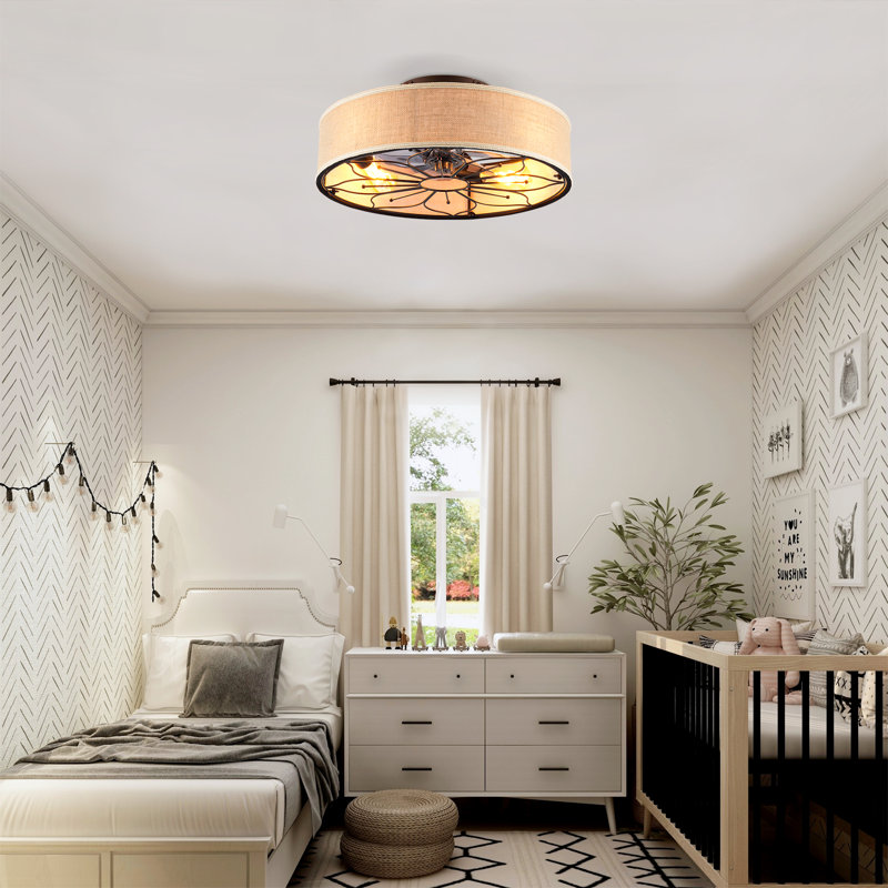 20" Farmhouse Reversible Ceiling Fan 
