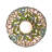 7" Wide Wisteria Flushmount