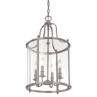 Luminaire suspendu tambour 4 lumières Mansfield