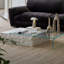 Table basse simple de style rétro extensible