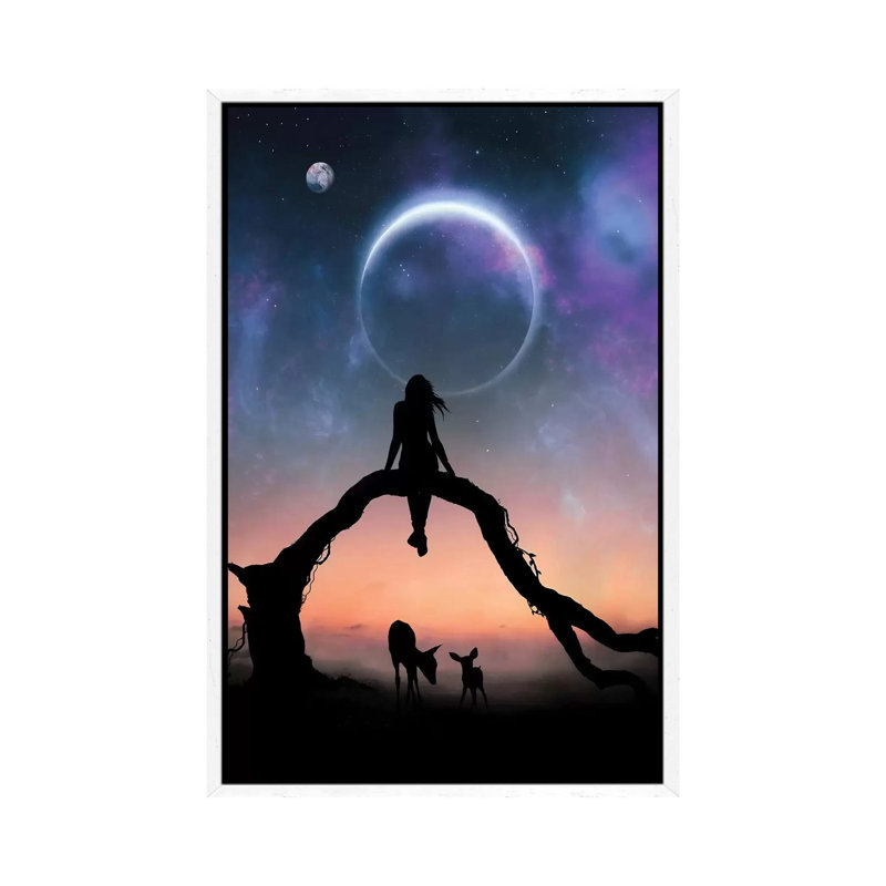 Dream 1 Piece Wall Art on Canvas, 66.04 cm H x 45.72 cm W, White Framed