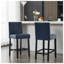 Tabouret de comptoir rembourré de 26 po avec structure en bois massif-103430632-104093393-122430101