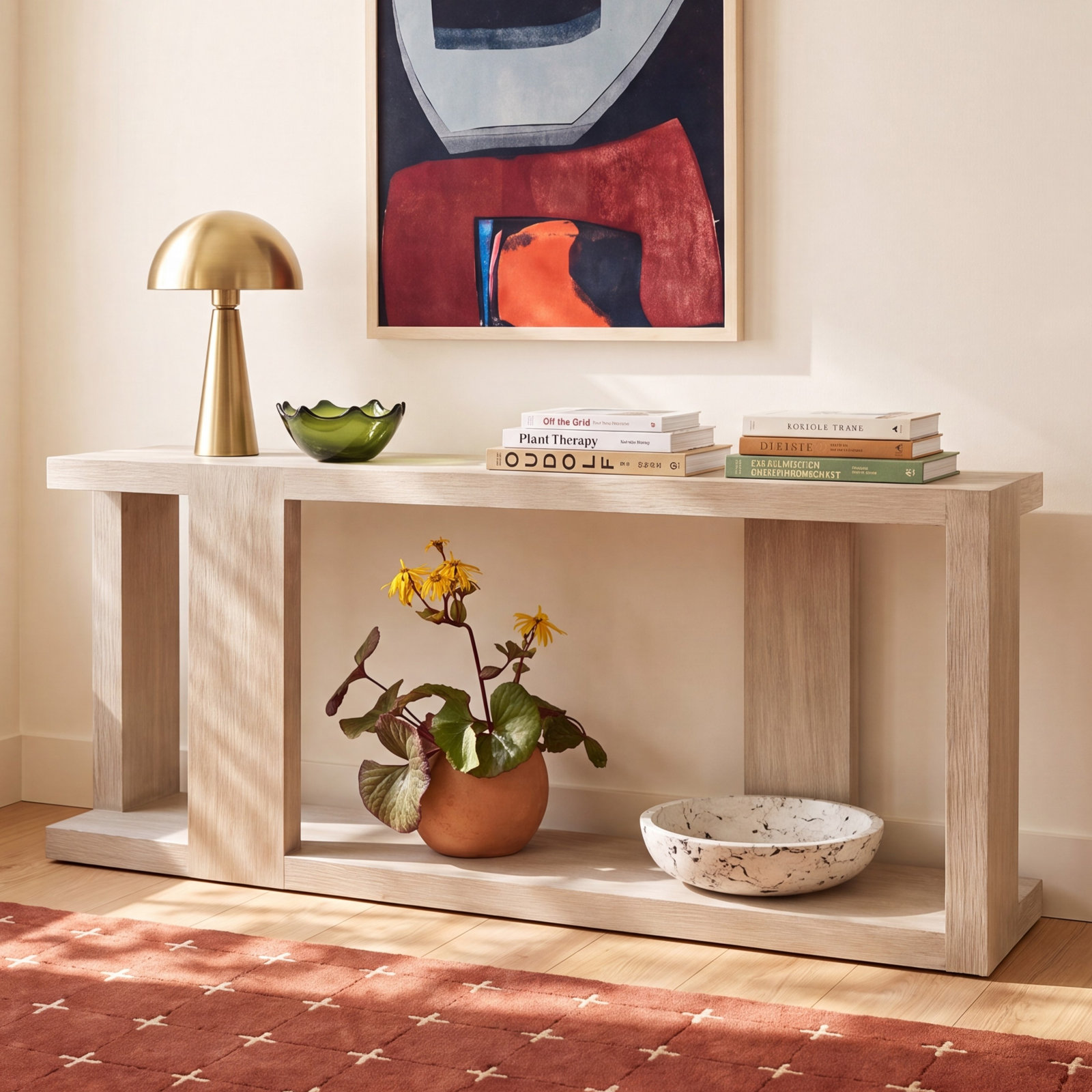 Darsa 72'' Solid Wood Console Table
