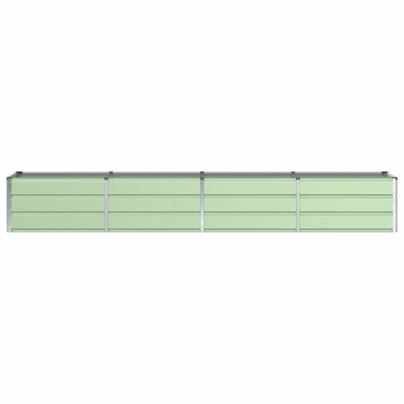 Planter Steel, 45cm H x 320cm W x 80cm D, Green