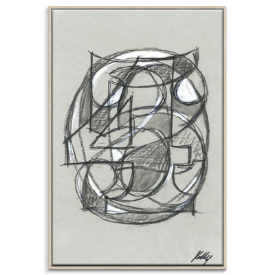 '2-3-4-5-6' Framed Art Prints on Canvas