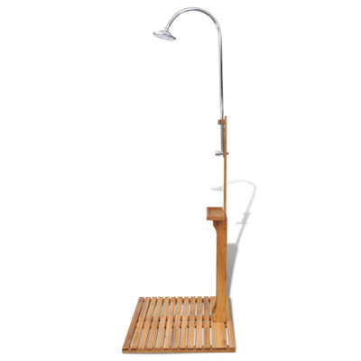 Solid Wood Fir Garden Shower Outdoor Camping Shower Stand Multi Colors
