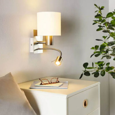 Polished Nickel Plug-in Outdoor Sconce