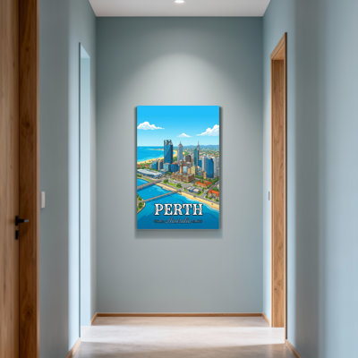 Scenic & Cityscapes Perth Cityscape Skyline Beach River Buildings Australia