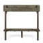Table de balcon d'extérieur grise - Fabriquée en bois de qualité - Idéale pour les pique-niques sur votre terrasse