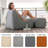 Big Joe Solvana Lounge Chair, Outdoor Weather-Resistant Cool Touch Silicone Stitched Leather, Primary Chair, Moonlit Gray-126081015