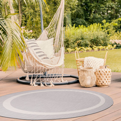 Waikiki Gray Indoor/Outdoor Rug