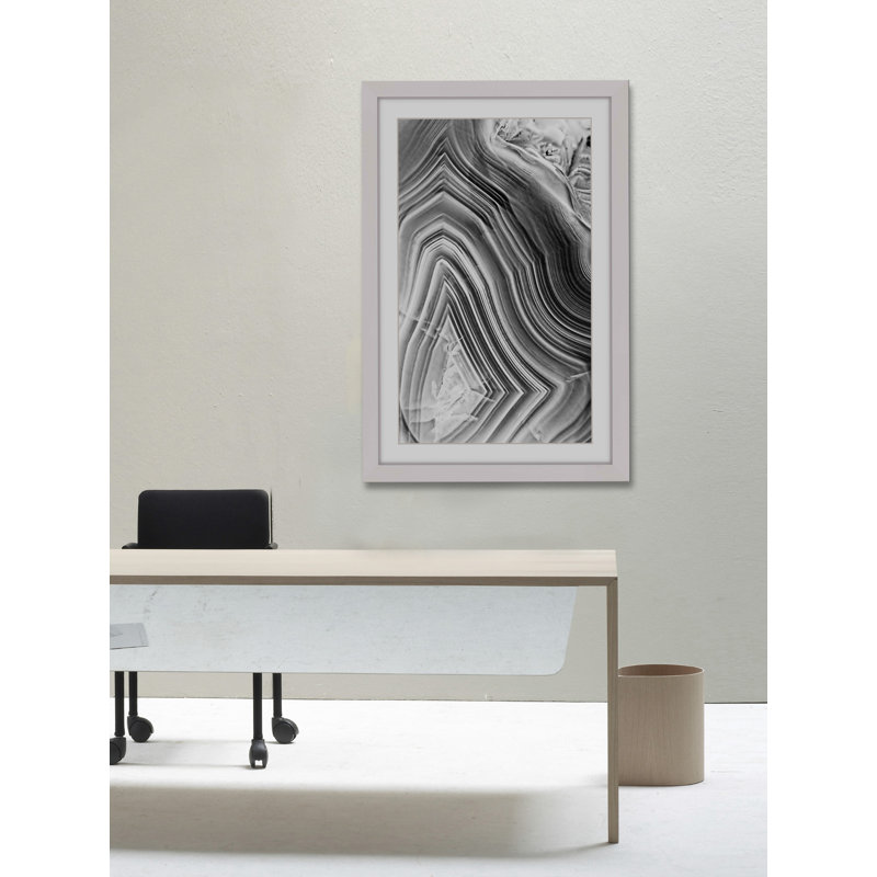 « kola gorge », peinture sur toile encadrée, H 36 po x l 24 po x P 1,5 po, Cadre blanc, Blanc