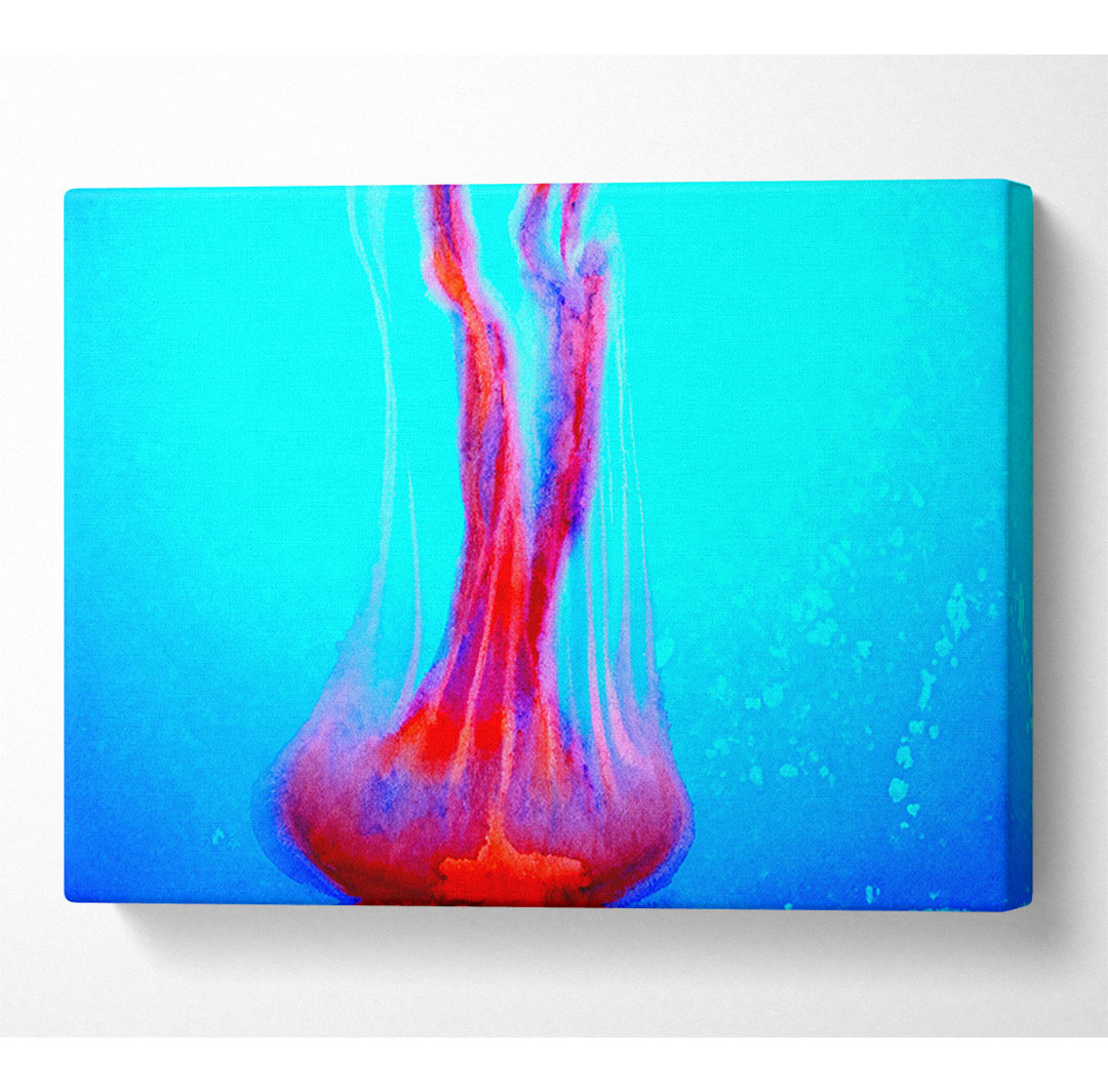 Jellyfish Movement - Kunstdrucke auf Segeltuch