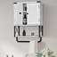 Armoire de salle de bain blanche avec miroir - armoire à pharmacie blanche avec tablette réglable