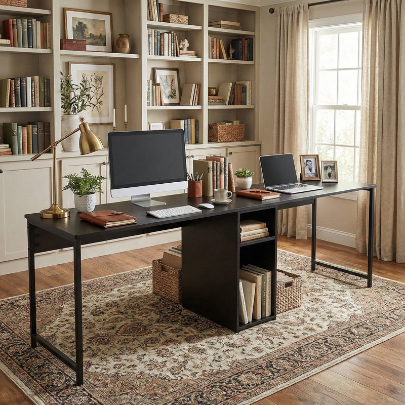 Bureau d'étude 95 po pour 2 personnes, Anthracite