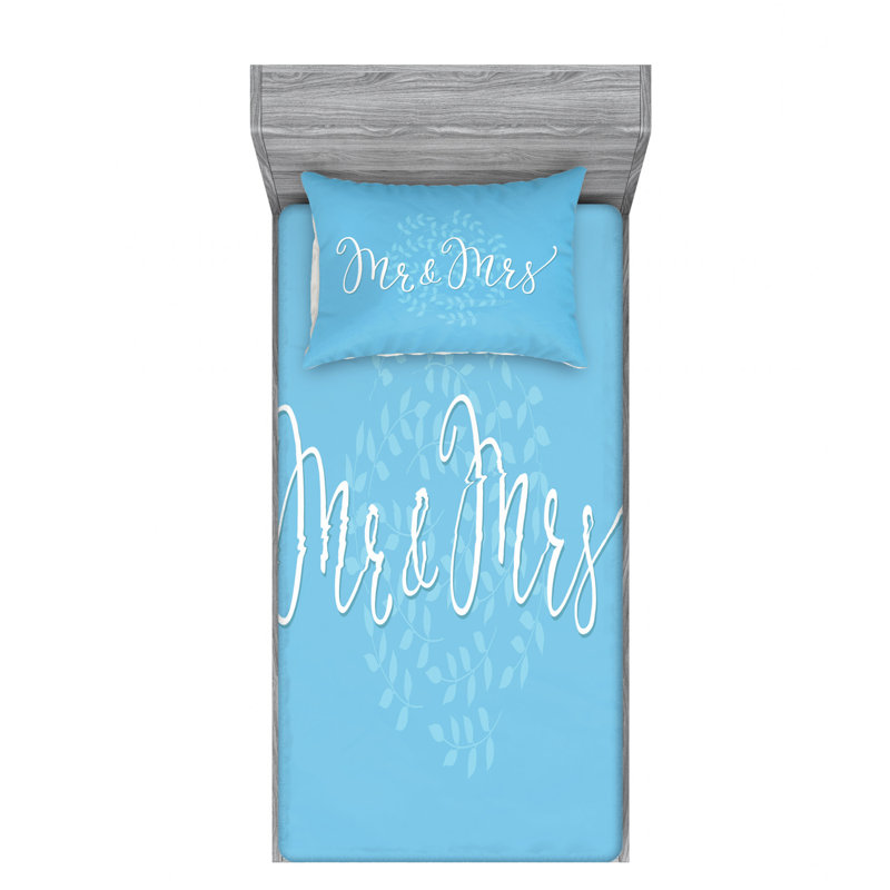 Microfiber Patterned Sheet Set, Twin XL Sheet Set + Fitted Sheet + 1 Pillowcase