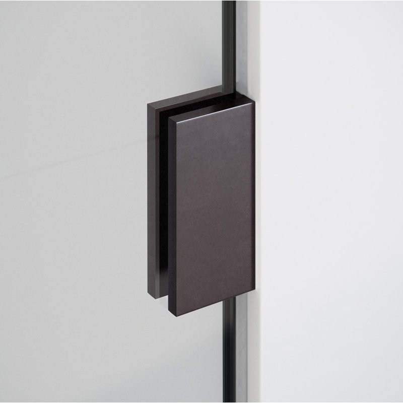 Vela 36 in. x 78 in. Fully Frameless Single Fixed Shower Panel, Oil Rubbed Bronze