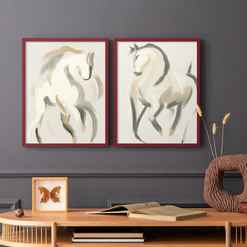 ANIMALS Series CCGLXV III - Reproduction encadrée de qualité supérieure - prête à être accrochée - aucun clou requis - aucun clou requis